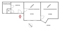 Budapest V. kerület Wohnung (Ziegel) 1