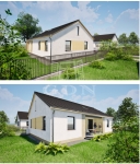 Kiskunlacháza Совмещенный дом 2